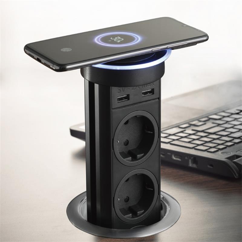 Kitchen motorized socket