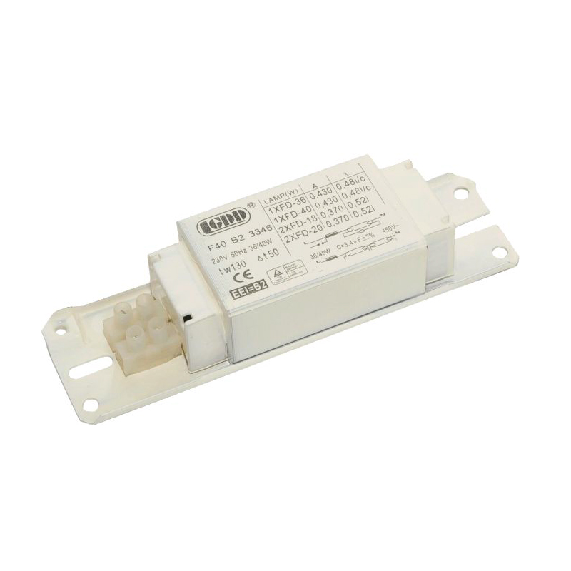 Magnetic ballasts for fluorescent lamps